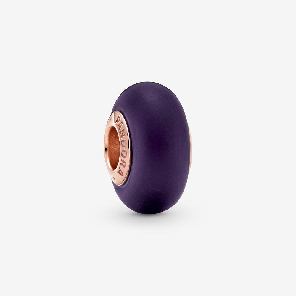 Pandora 789547C00 Matte Purple Murano Glass Charm - Watch Home™