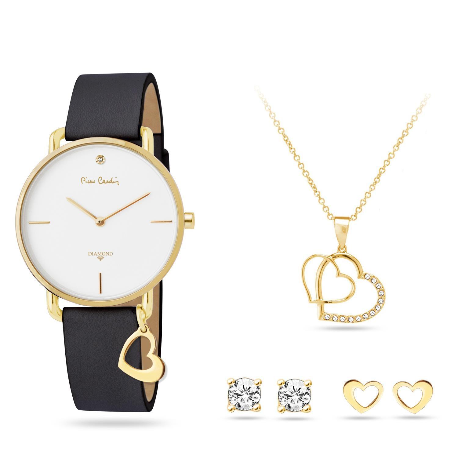 Pierre Cardin PCDX8464L23 Gift Set Watch & Necklace & Earrings - Watch Home™