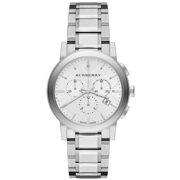 Burberry BU9750 City Chronograph Silver Dial Stainless Steel Women's Watch - Watch Home™