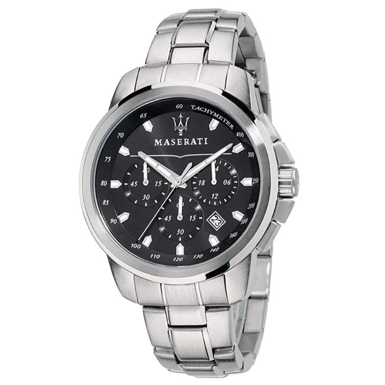 Maserati R8873621001 Successo Chronograph Black Dial Men's Watch - Watch Home™