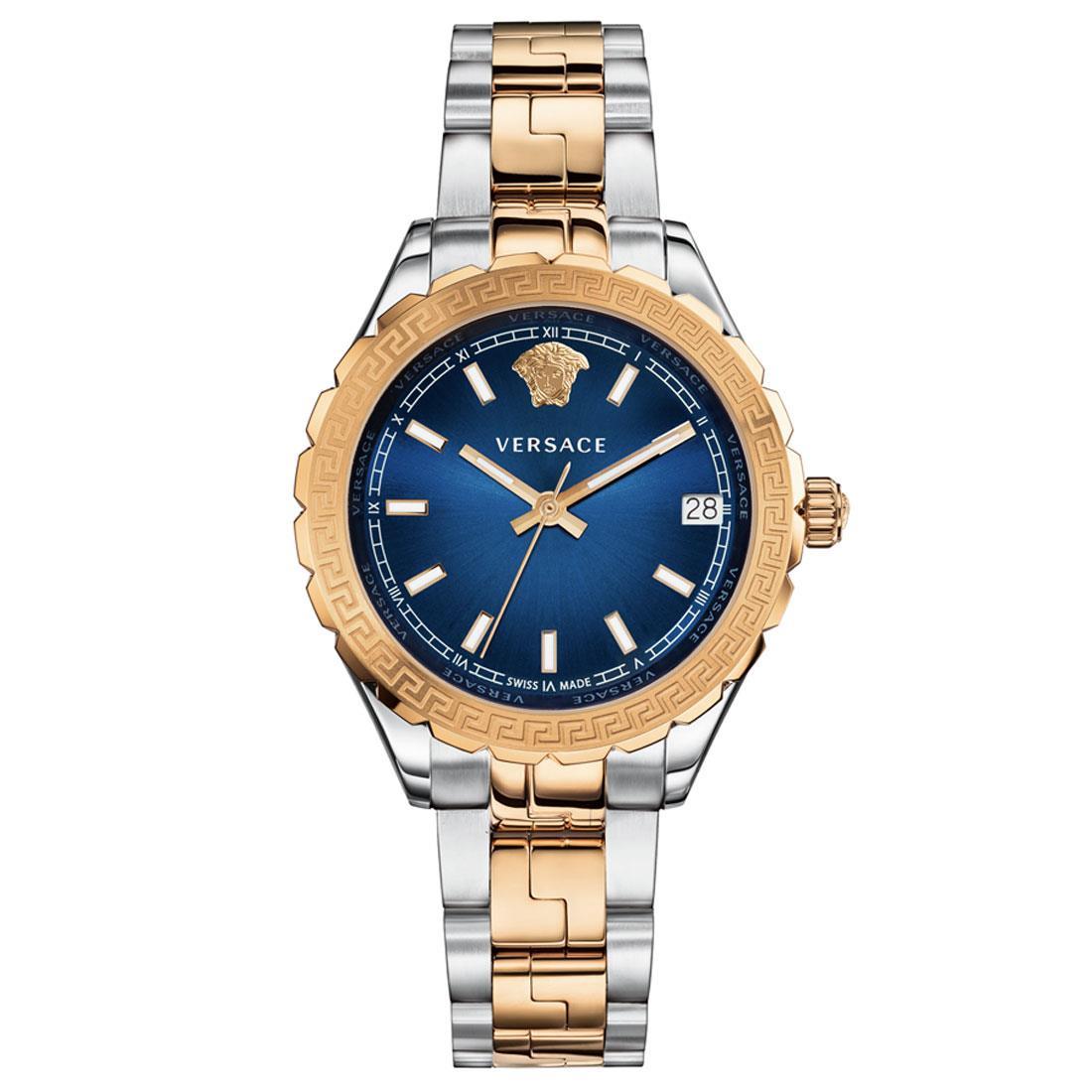 Versace V12060017 Hellenyium Quartz Blue Dial Women's Watch - Watch Home™