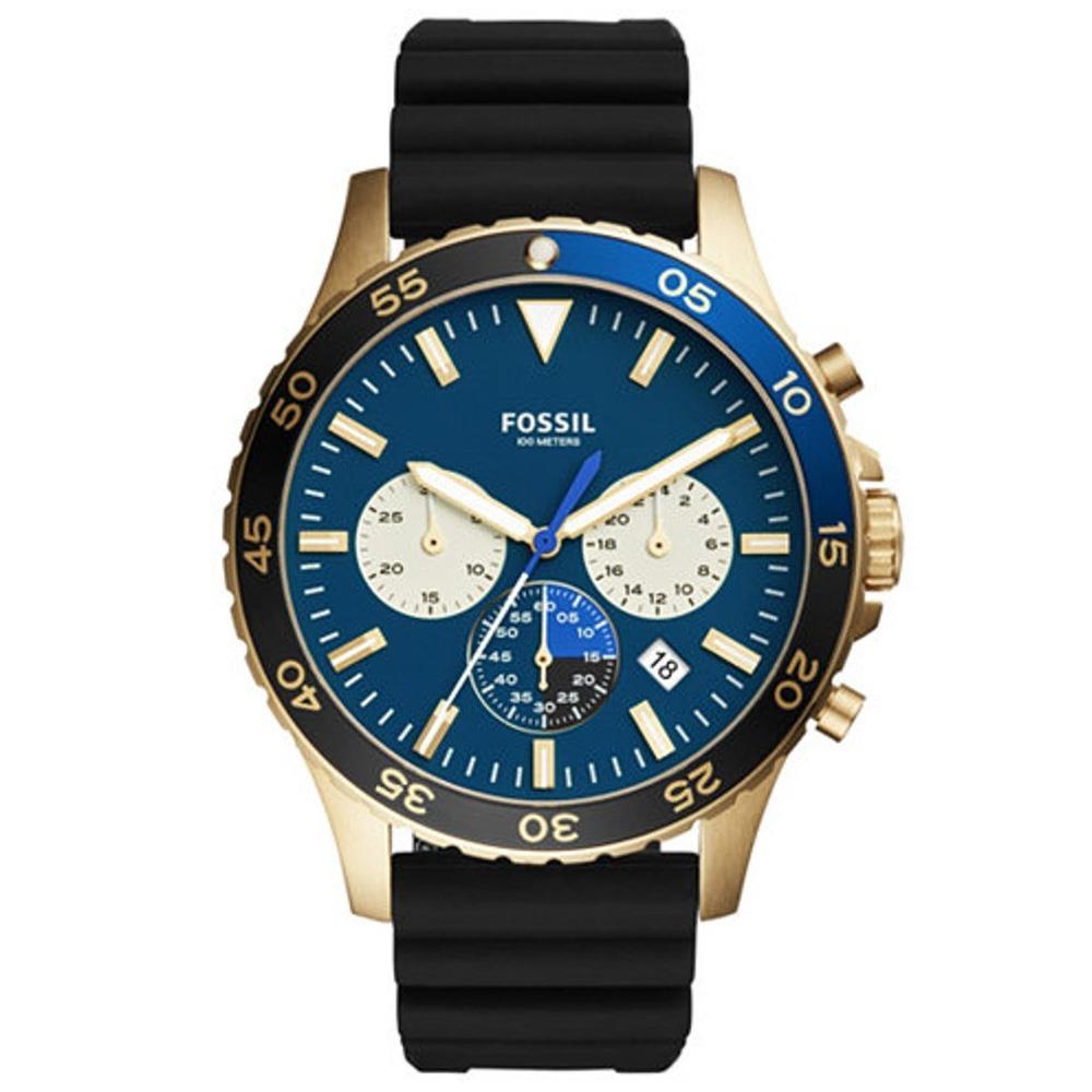 Fossil q sales crewmaster blue
