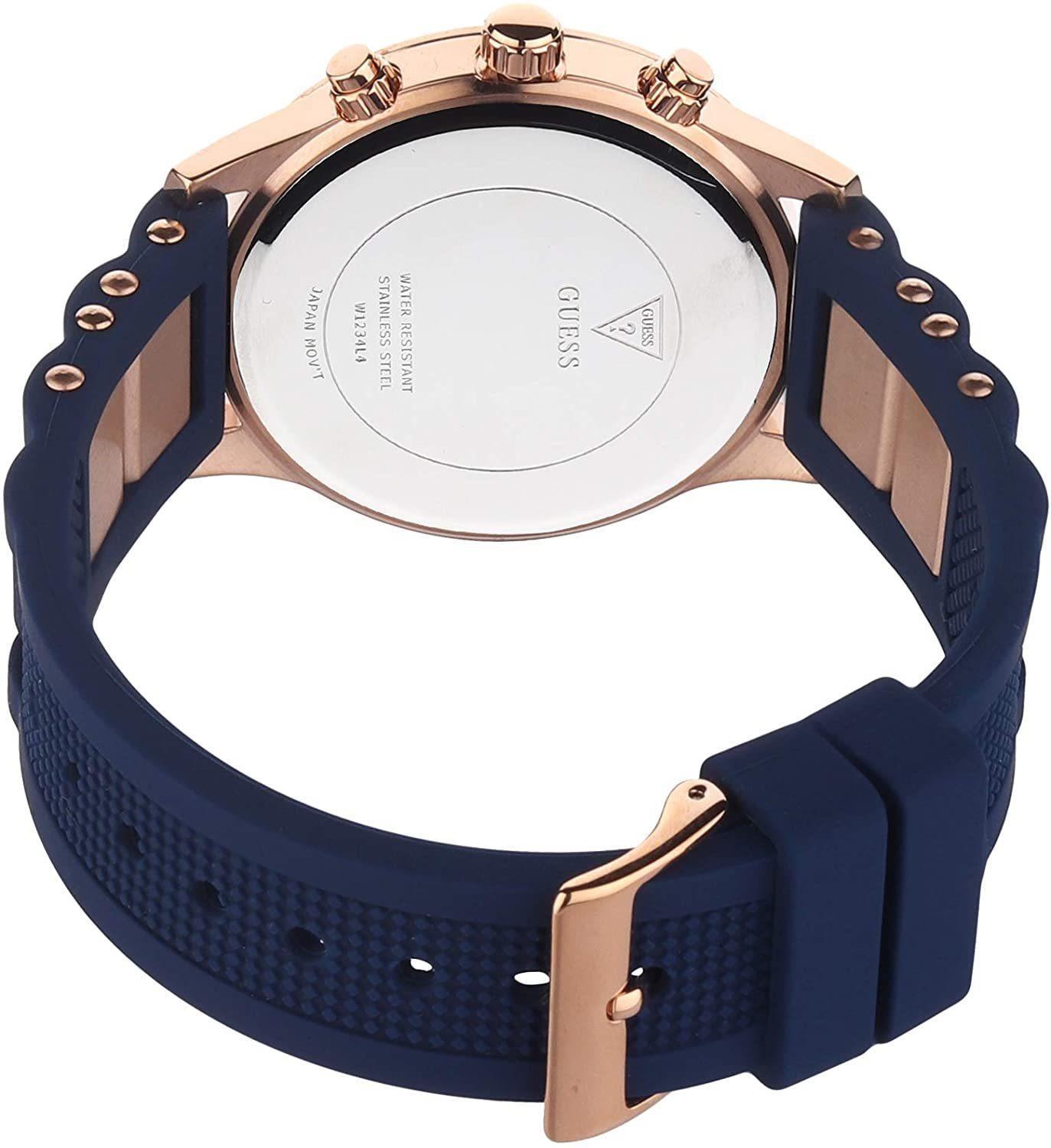 Guess W1234L4 Breeze Quartz Diamond Blue Dial Women's Watch - Watch Home™