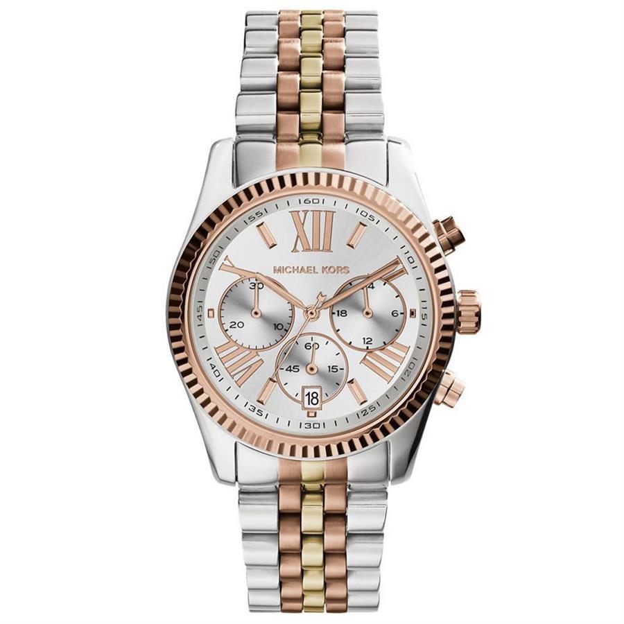 Michael Kors MK5735 Lexington Tri Tone Women's Watch - Watch Home™