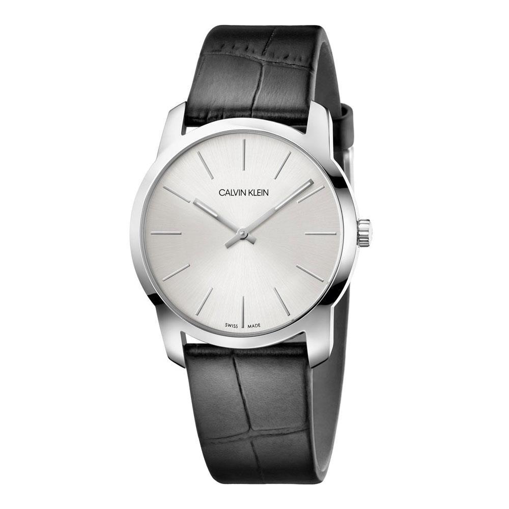 Calvin Klein K2G221C6 City Extension Quartz Silver Dial Unisex Watch - Watch Home™