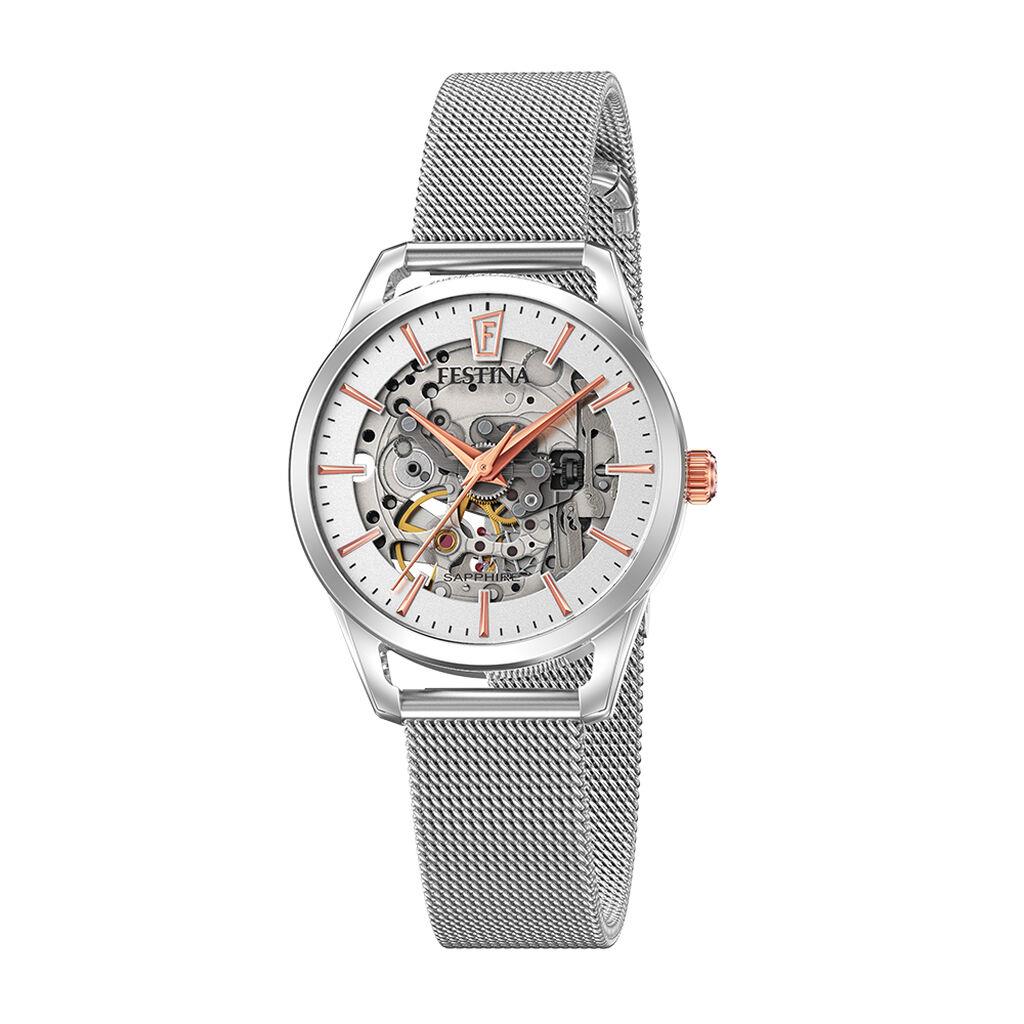 Festina F20538/1 Skeleton Automatic Women's Watch