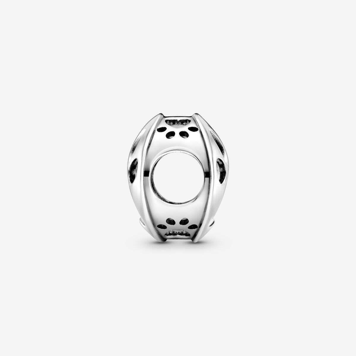Openwork Paw Print Charm