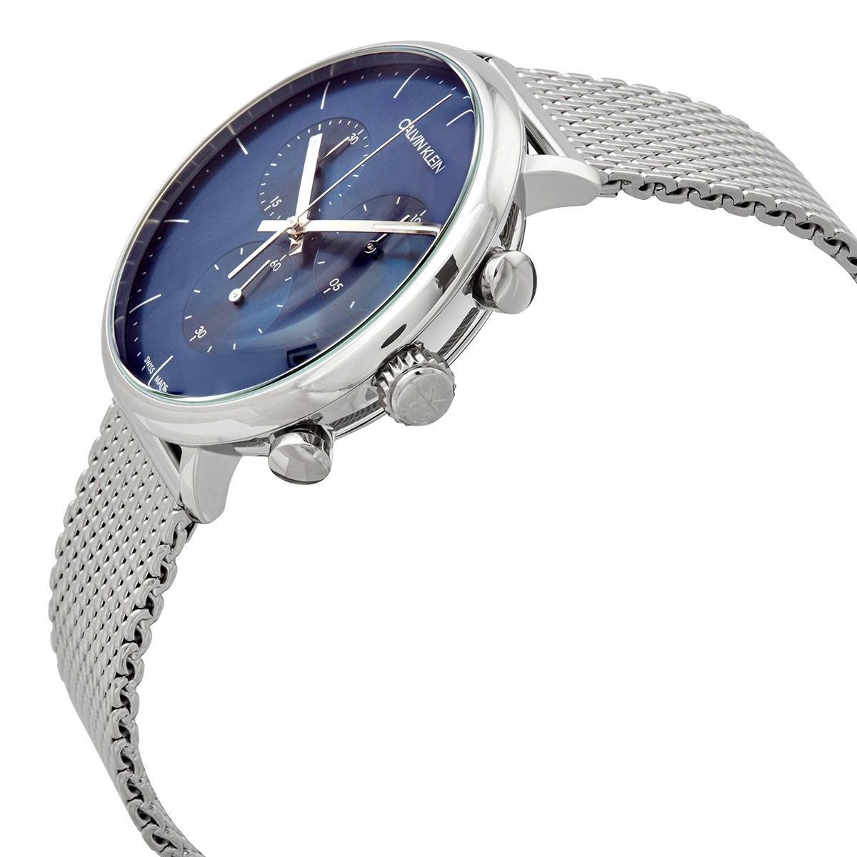 Calvin Klein K8M2712N High Noon Chronograph Quartz Blue Dial Men's Watch - Watch Home™