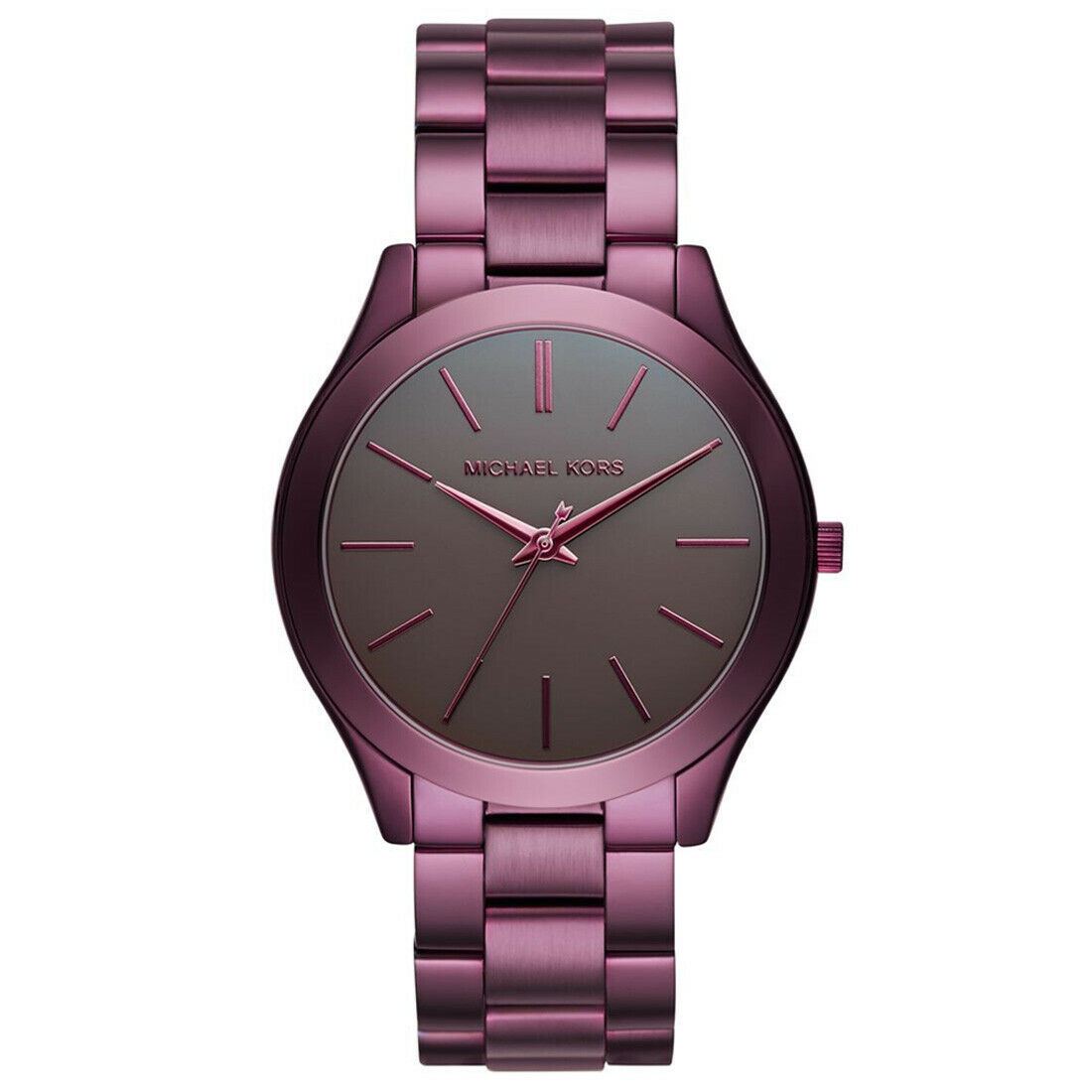 Michael Kors MK3551 Plum Tone Slim Runway Women's Watch