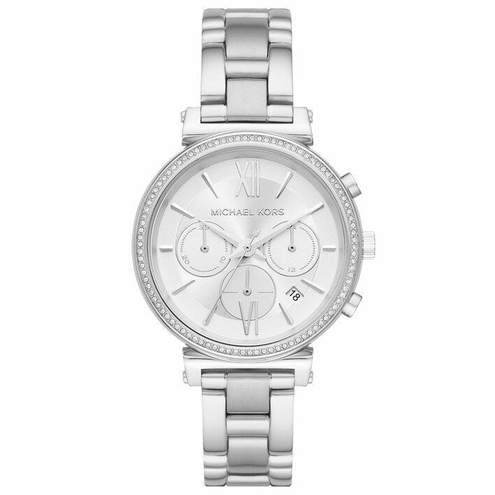 Michael Kors MK6575 Sofie Chronograph Silver Dial Women's Watch - Watch Home™