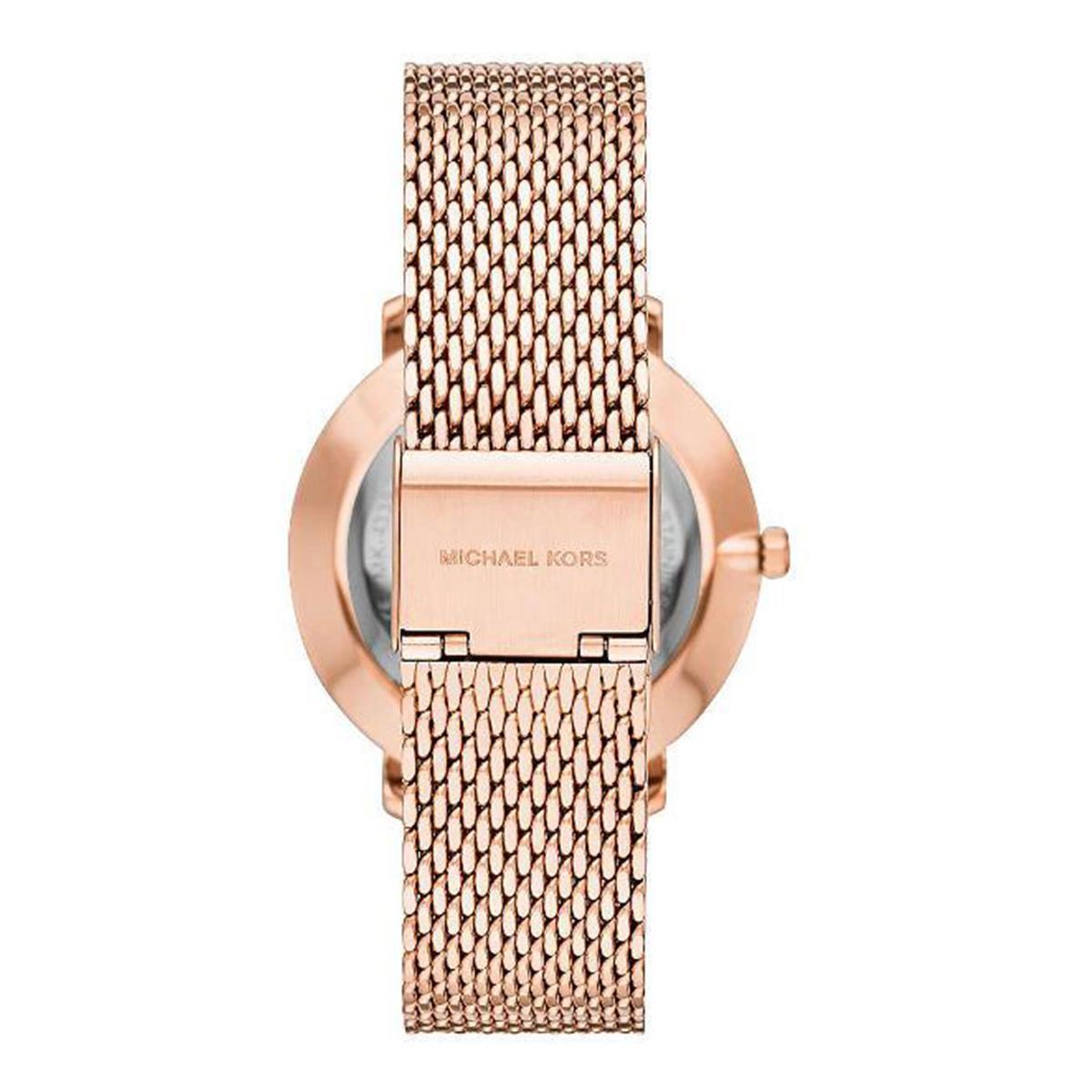 Michael Kors MK4340 Pyper Quartz Crystal Rose Gold Dial Ladies Watch