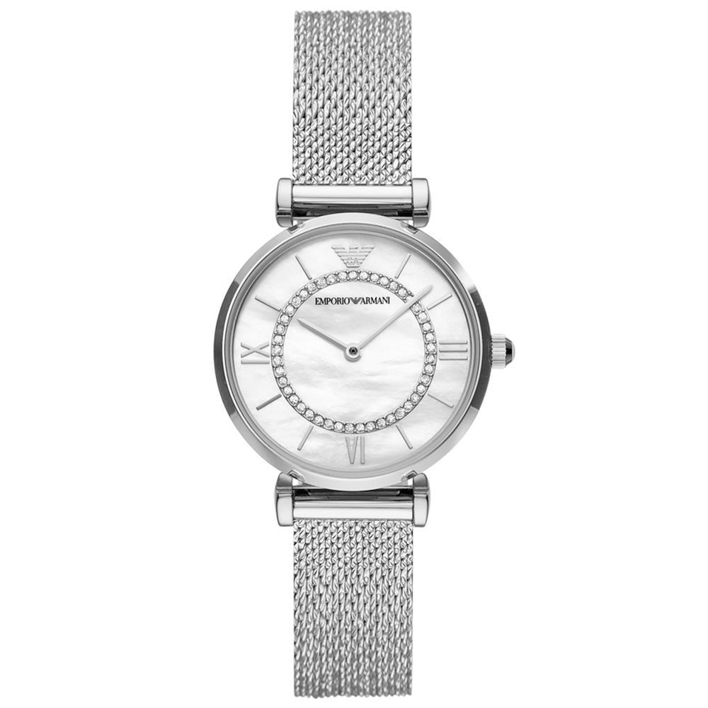 Emporio Armani AR11319 Quartz Mother of Pearl Dial Women's Watch - Watch Home™