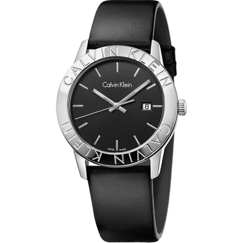 Calvin Klein K7Q211C1 Steady Quartz Black Dial Men's Watch - Watch Home™