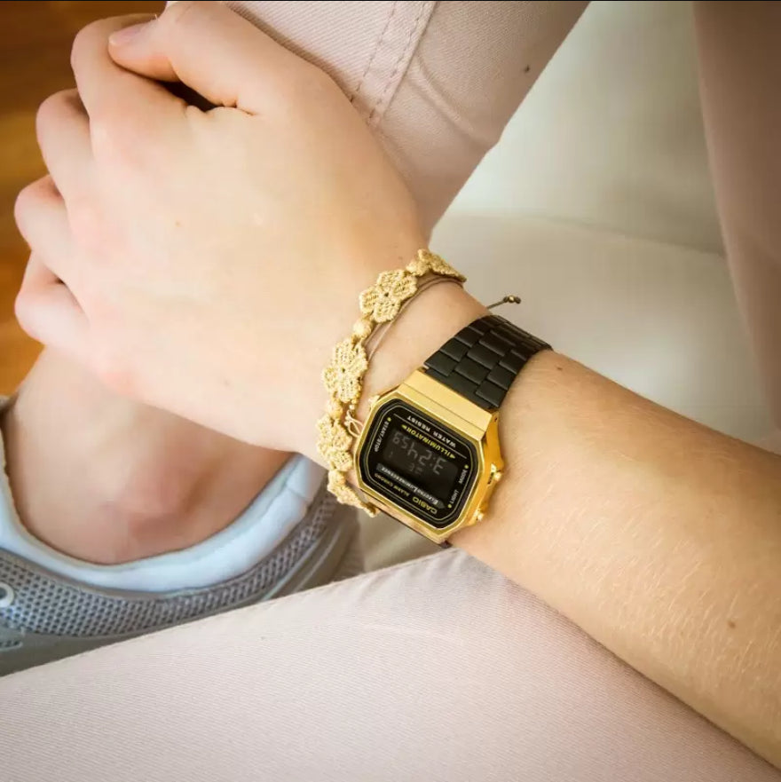 Casio A168WEGB-1BDF Retro Unisex Watch