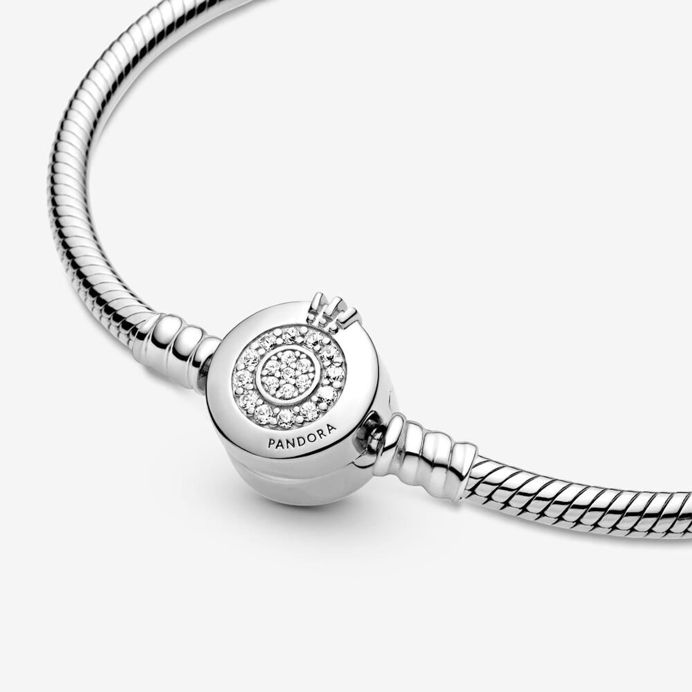 Pandora Snake chain sterling silver bracelet 19 cm