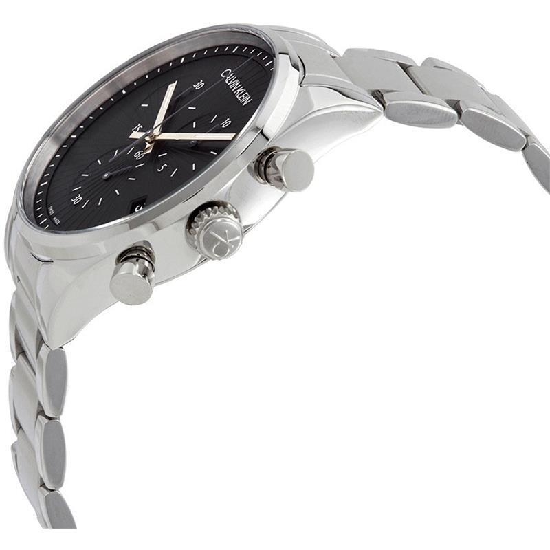 Calvin Klein K8S27141 Chronograph Quartz Black Dial Men's Watch - Watch Home™