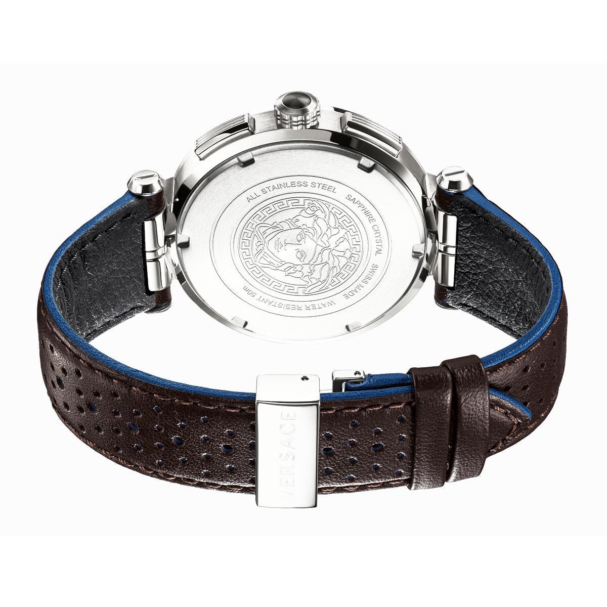 Versace VBR010017 Luxury Aion Calfskin Men's Watch - Watch Home™
