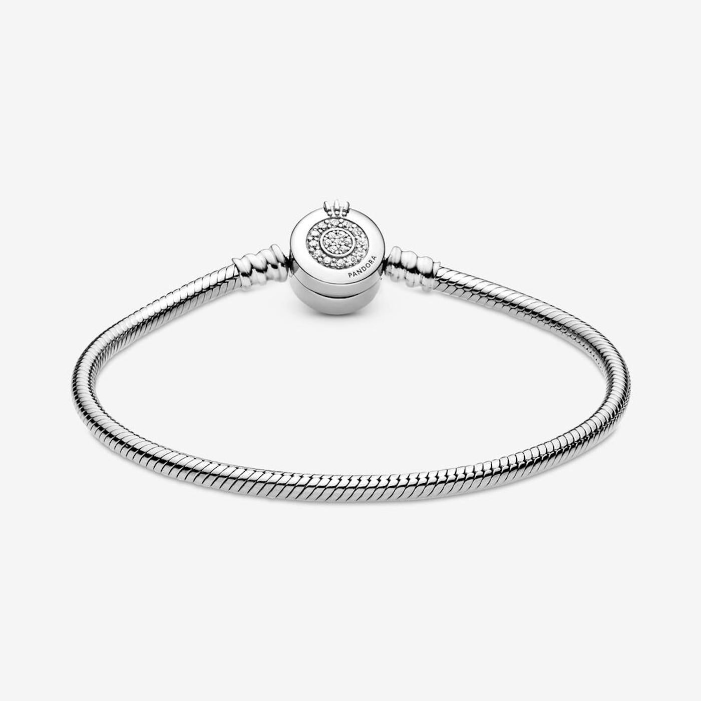 Pandora Snake chain sterling silver bracelet 19 cm