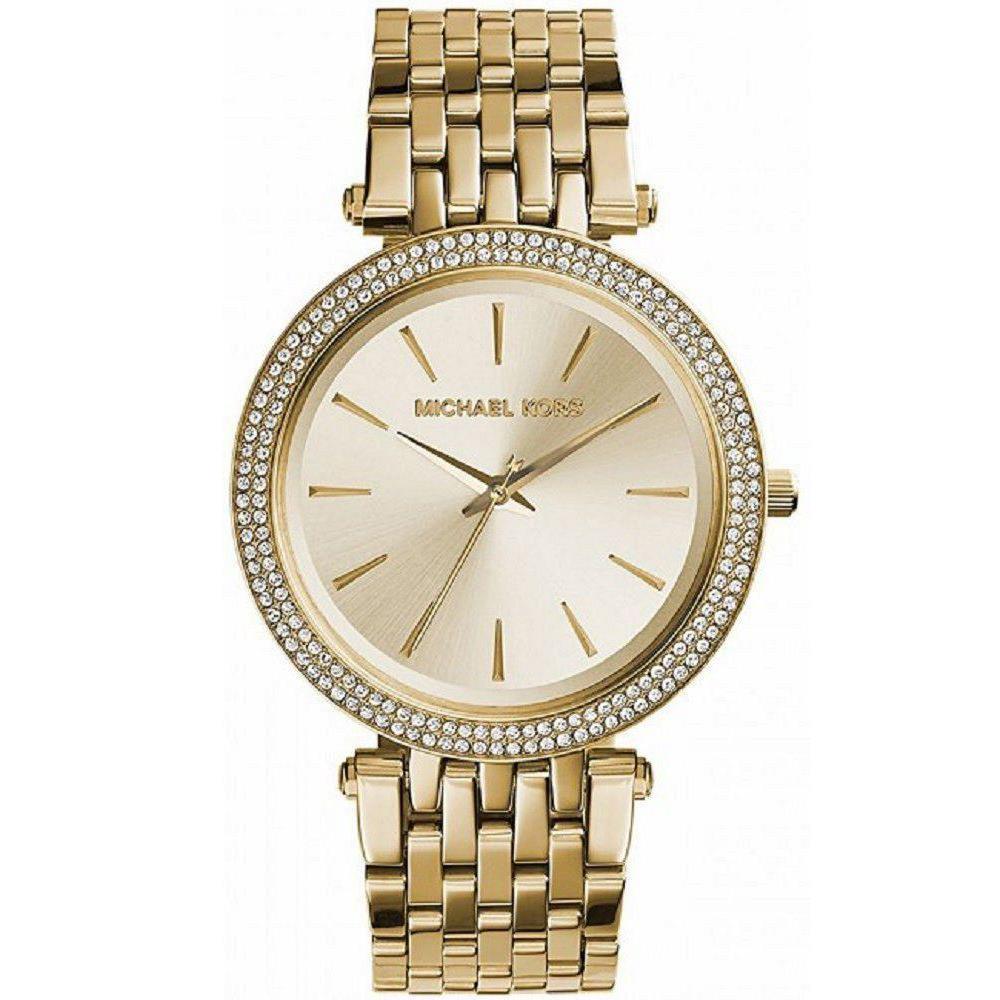 Michael Kors MK3430 Darci Crystal Gold Tone Stainless Steel Women's Watch - Watch Home™