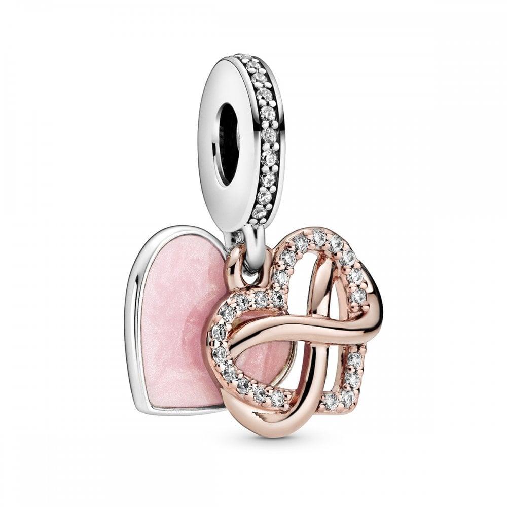 Pandora Sparkling Infinity Heart Dangle Charm