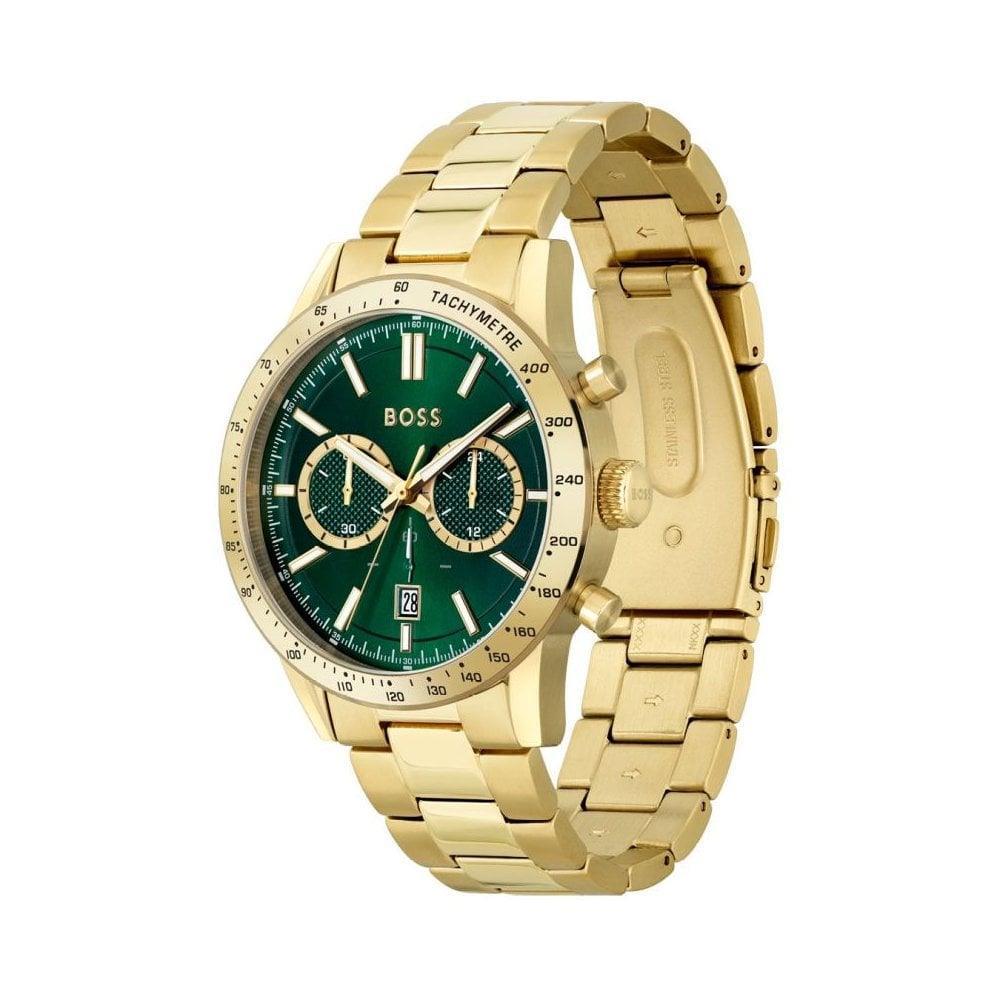 Hugo Boss 1513923 Allure Chronograph Green Dial Men's Watch - Watch Home™