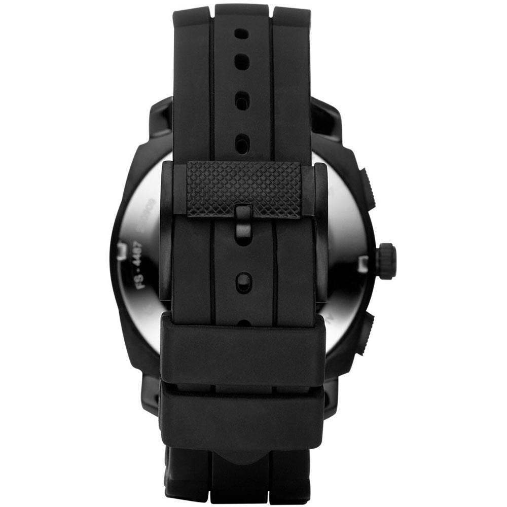 Fossil FS4487 Machine Chronograph Black Silicone Men's Watch