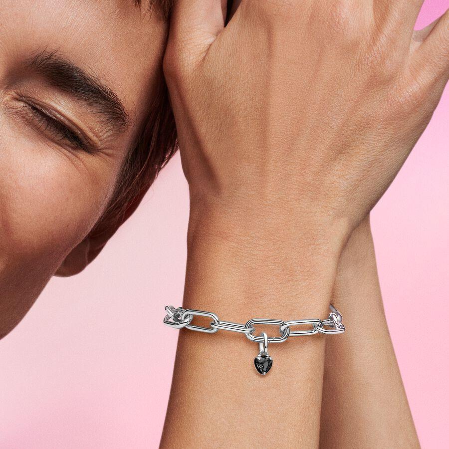 Pandora ME Black Chakra Heart Mini Dangle Charm