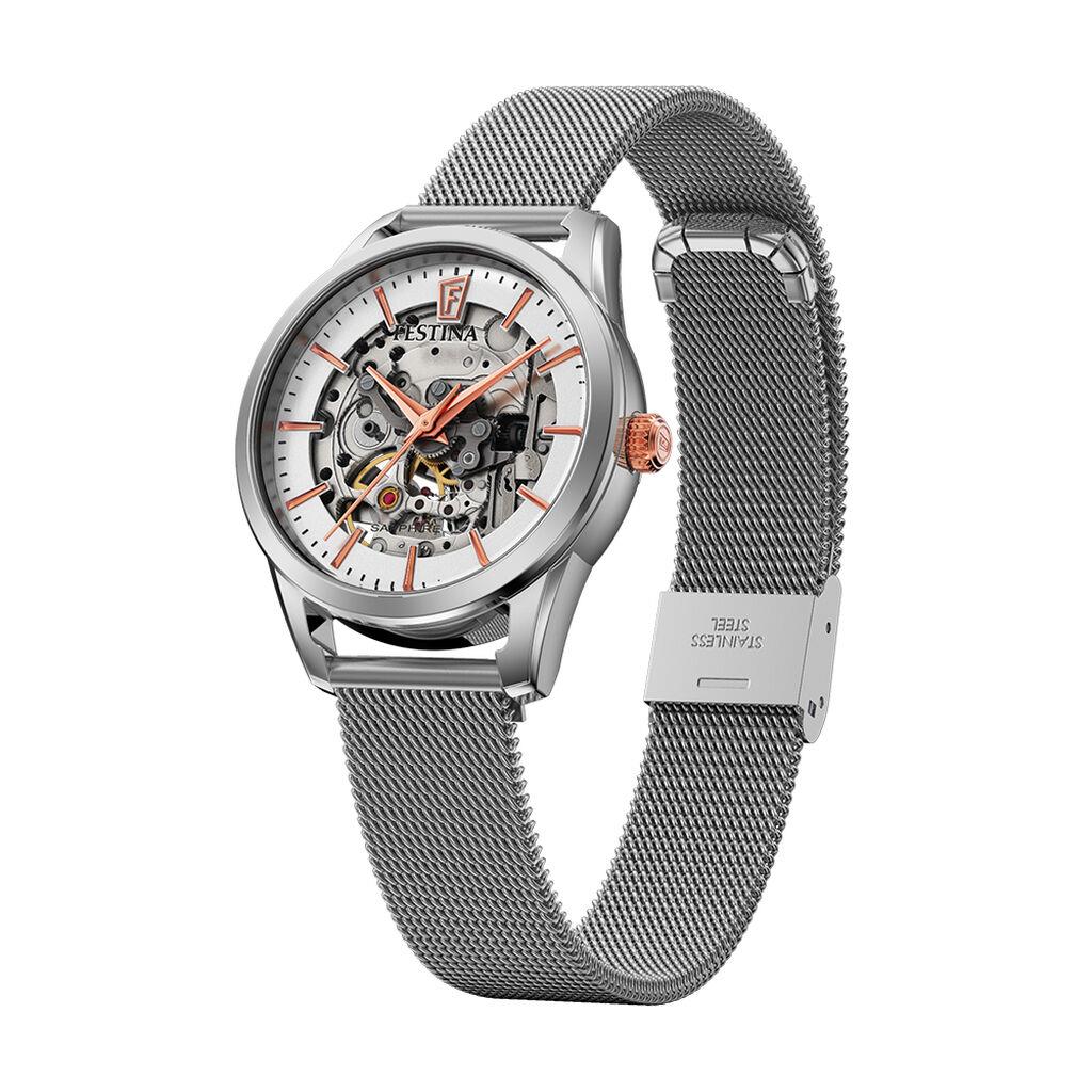 Festina F20538/1 Skeleton Automatic Women's Watch