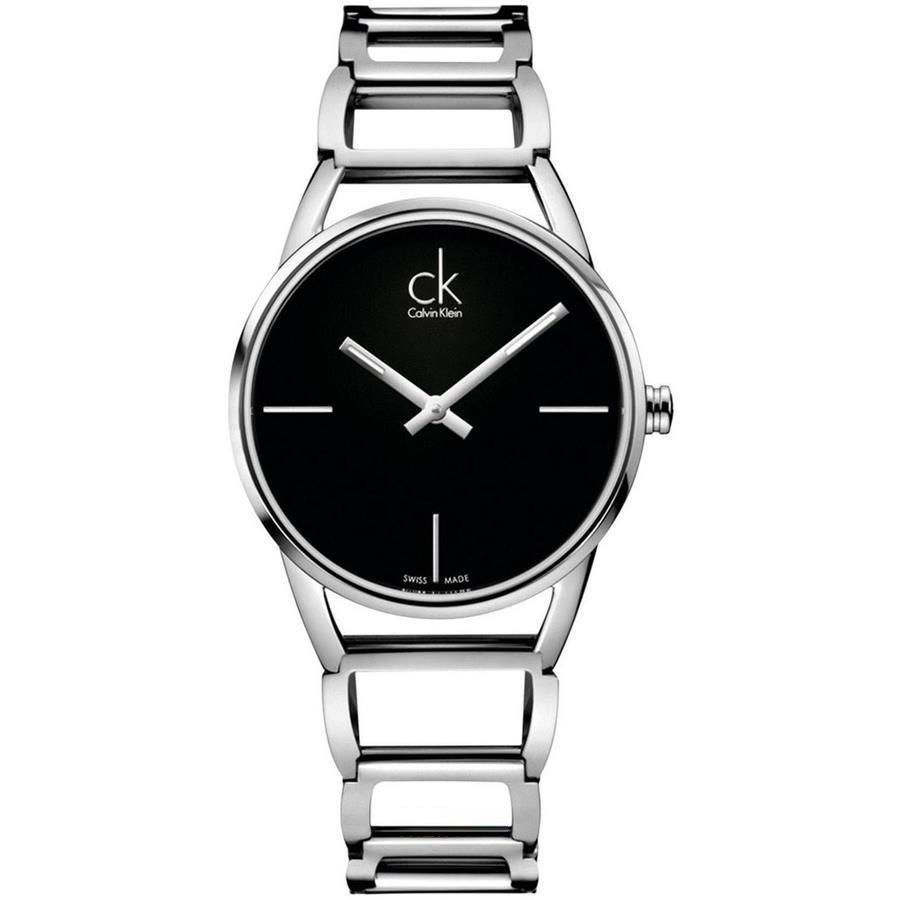 Calvin Klein K3G23121 Stately Quartz Black Dial Women's Watch - Watch Home™