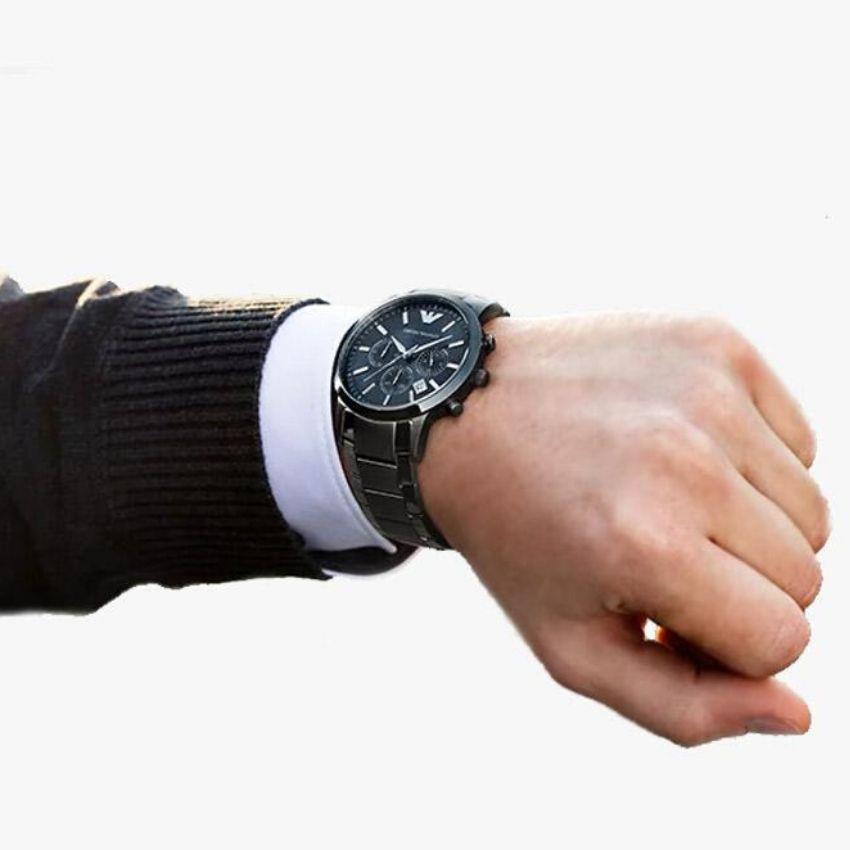 Emporio Armani AR2453 Renato Chronograph Men's Watch WatchHome