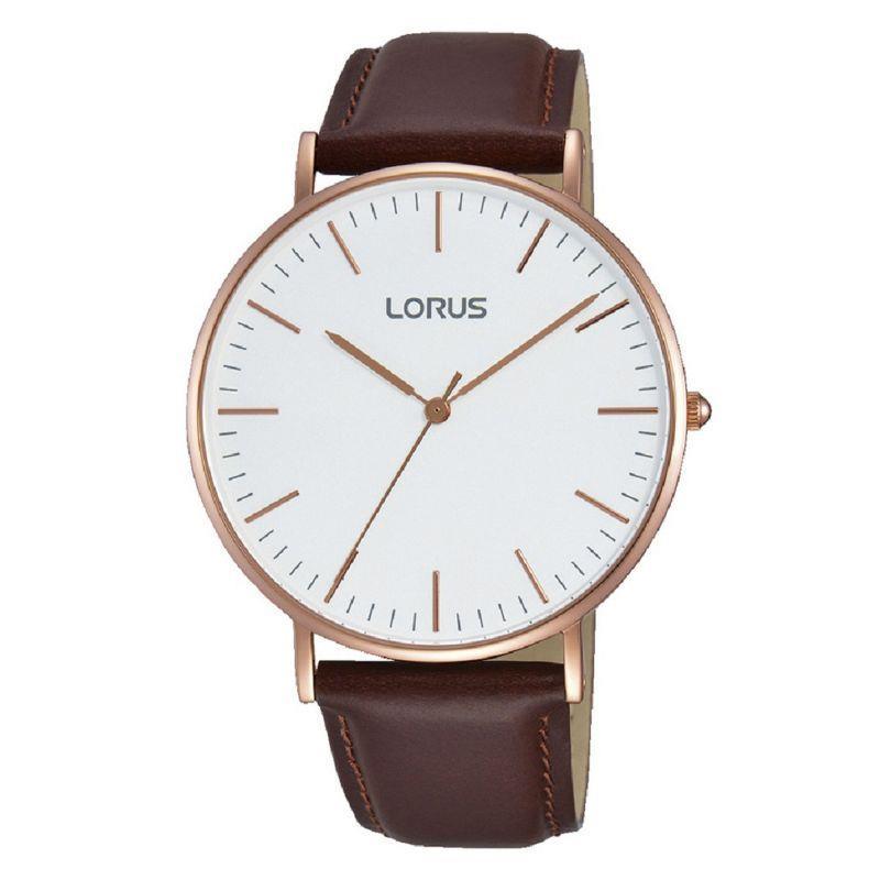 Lorus RH880BX9 Brown Leather Strap Men's Watch - Watch Home™