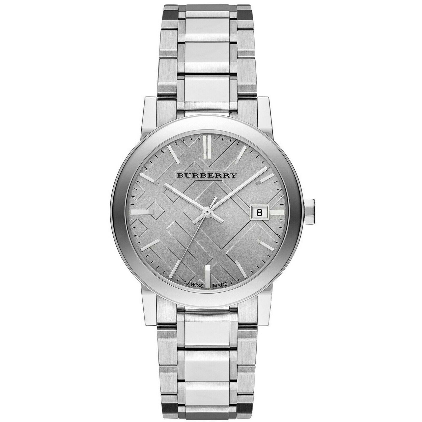 Burberry BU9035 Small Check Stamped Bracelet Women's Watch