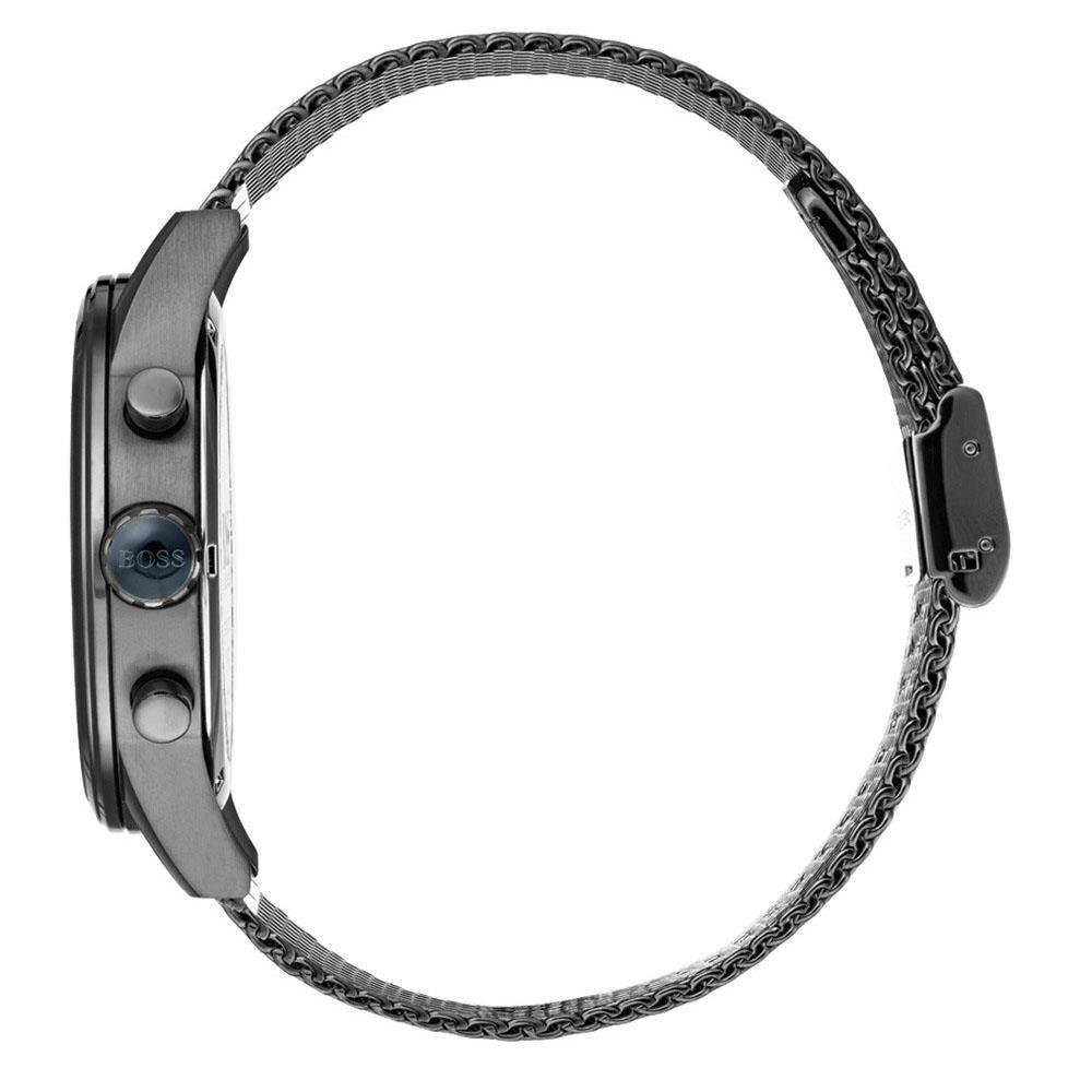 Hugo Boss 1513677 Jet Quartz Grey IP and Mesh Bracelet Casual Men's Watch - Watch Home™