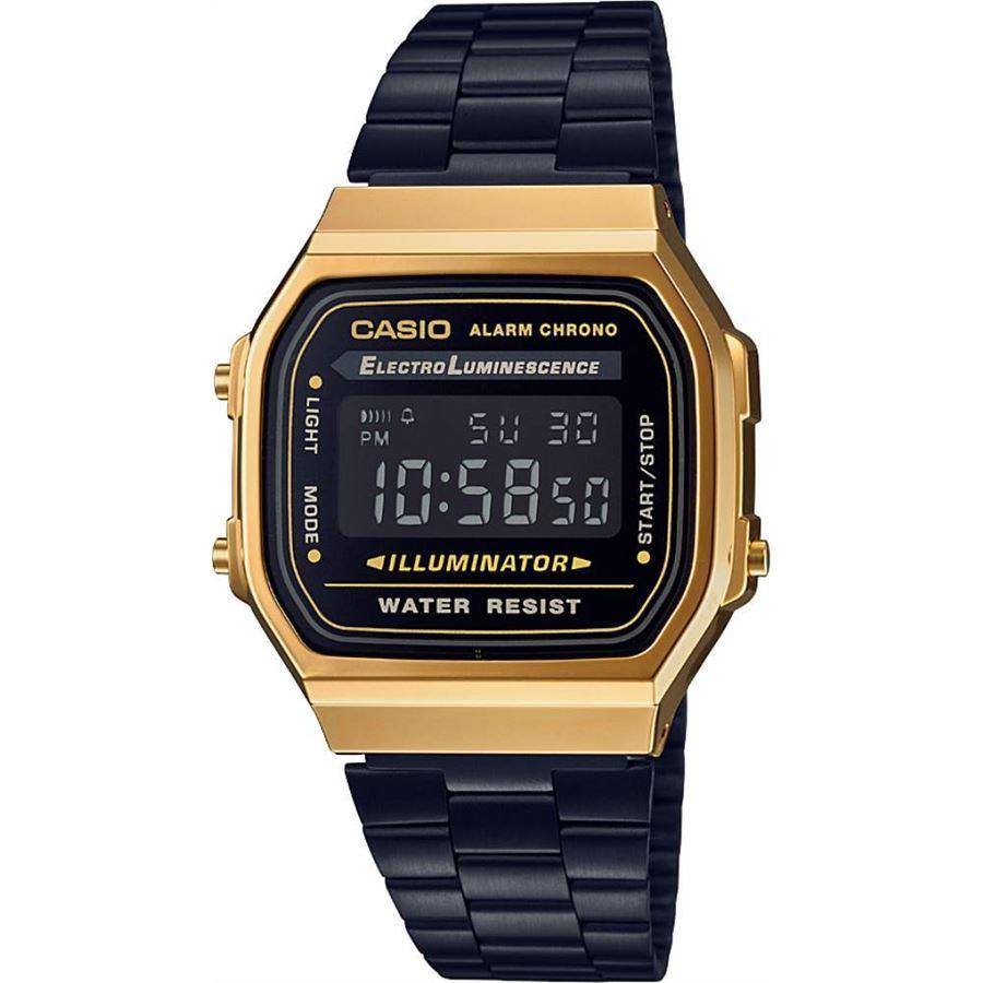 Casio A168WEGB-1BDF Retro Unisex Watch