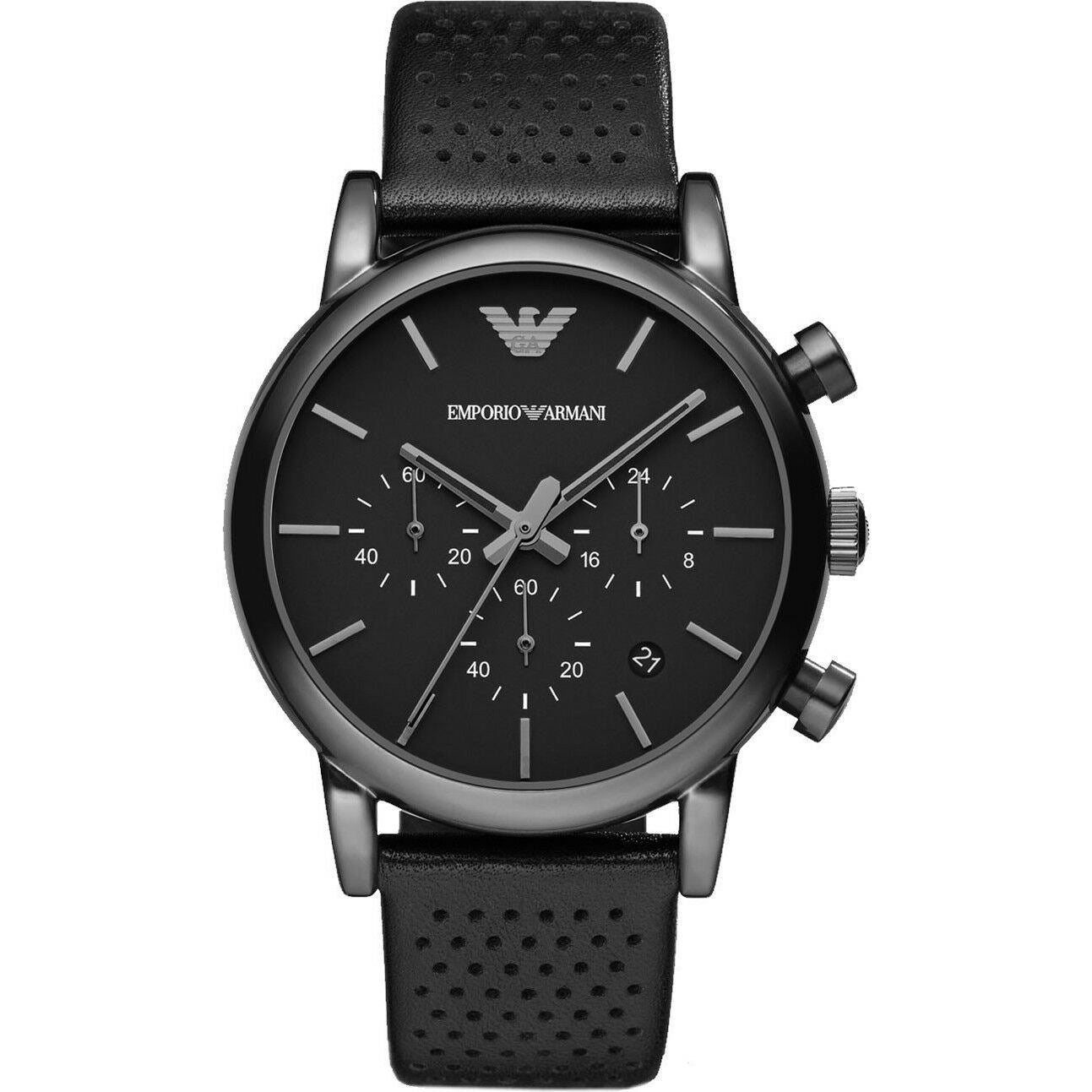 EMPORIO ARMANI AR1737 Classic Chronograph Black Dial Men's Watch