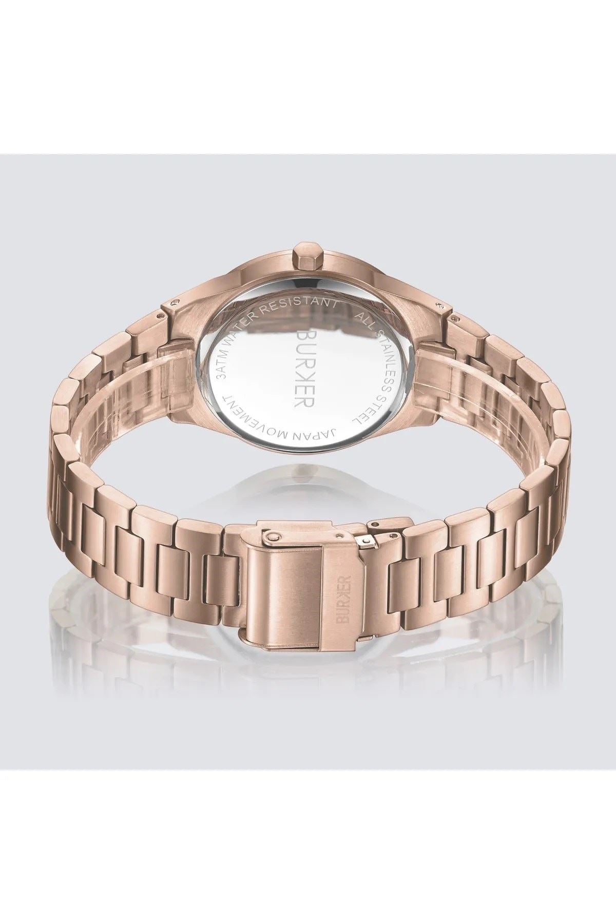 Burker  Emma Rose Gold White Women's Watch
