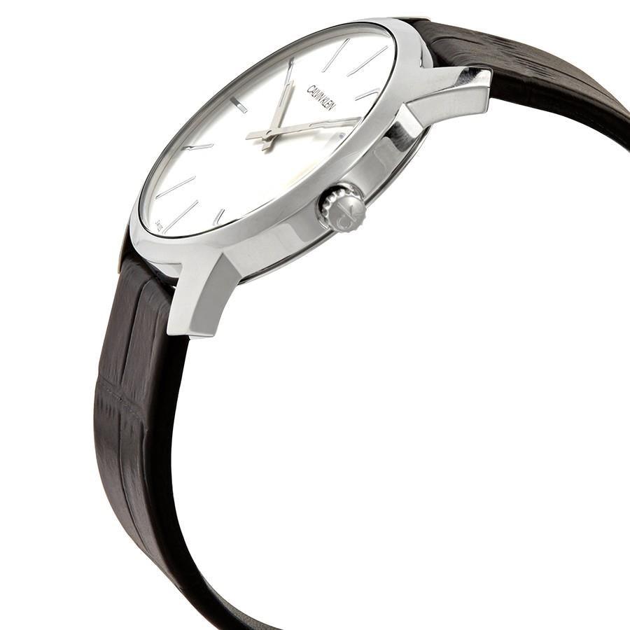 Calvin Klein K2G221C6 City Extension Quartz Silver Dial Unisex Watch - Watch Home™