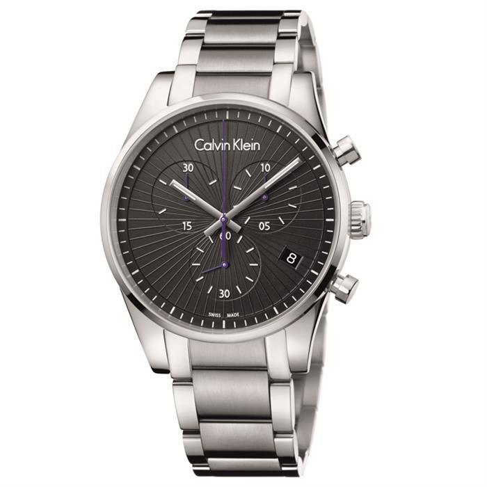 Calvin Klein K8S27141 Chronograph Quartz Black Dial Men's Watch - Watch Home™