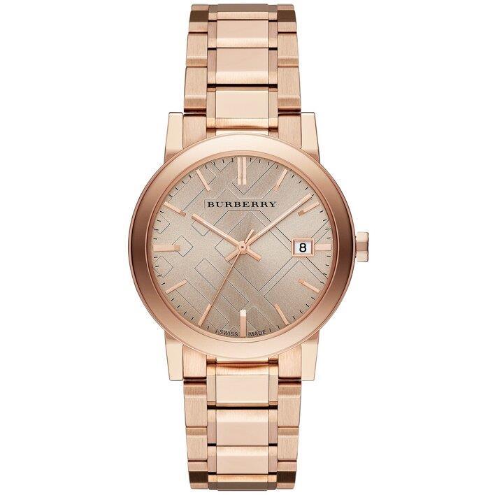 Burberry BU9034 Rose Dial Rose Gold-Tone Women's Watch - Watch Home™