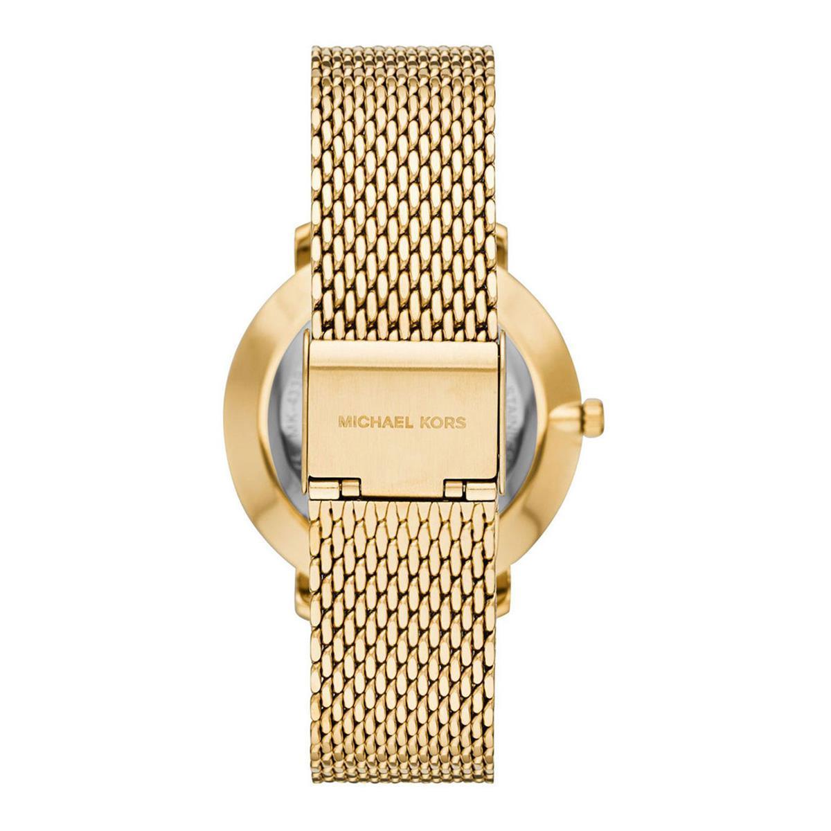 Michael Kors MK4339 Pyper Quartz Crystal Gold Dial Women's Watch - Watch Home™
