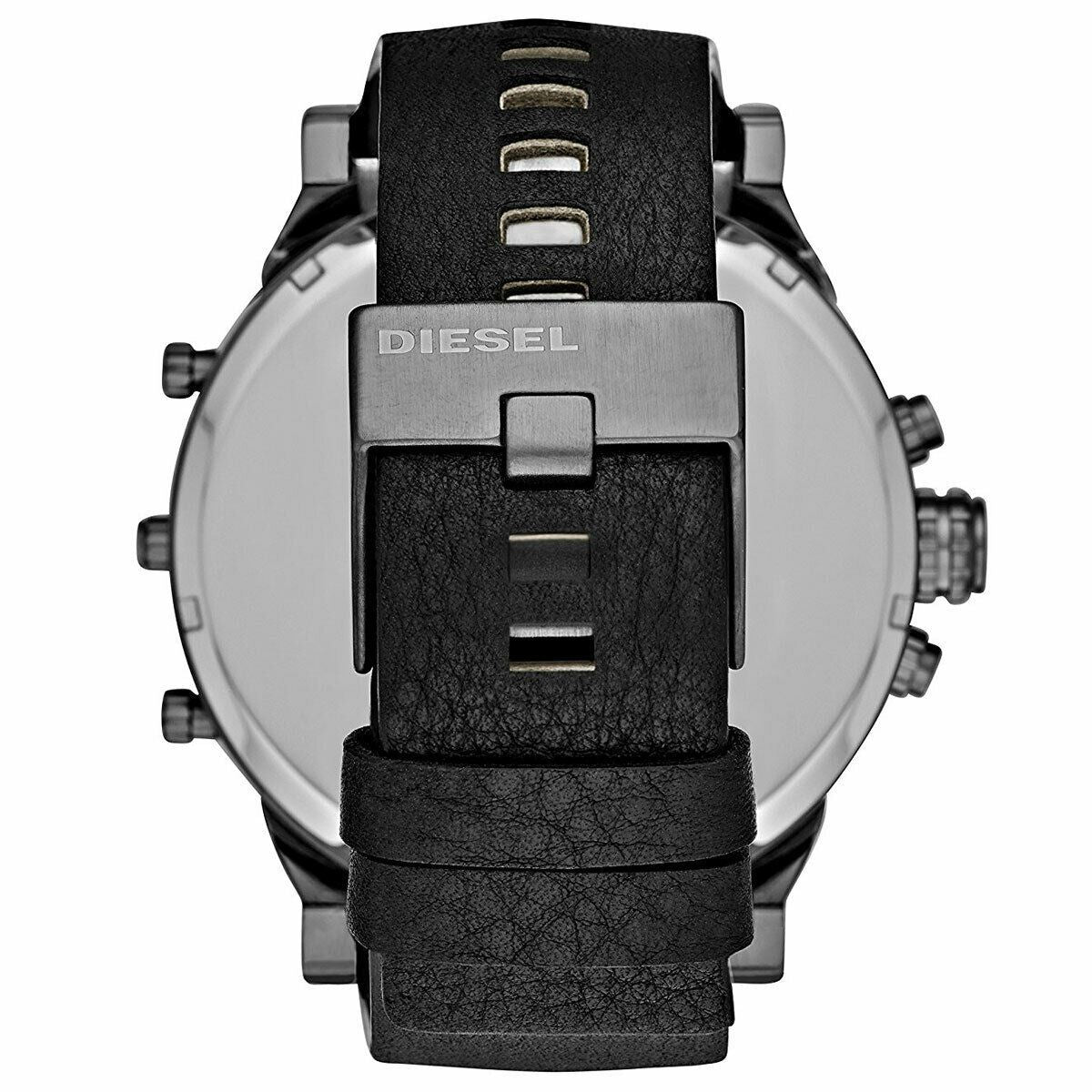 Diesel DZ7348 Mr. Daddy 2.0 Black Dial Black Leather Men's Watch