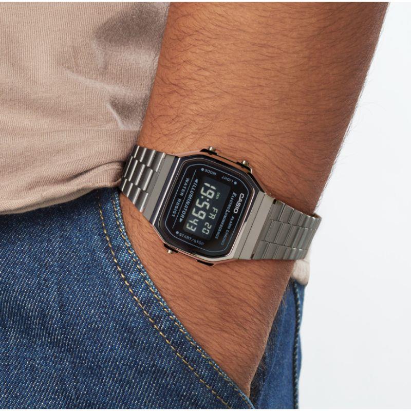 Casio A168WEMB-1BEF Digital Quartz Men's Watch