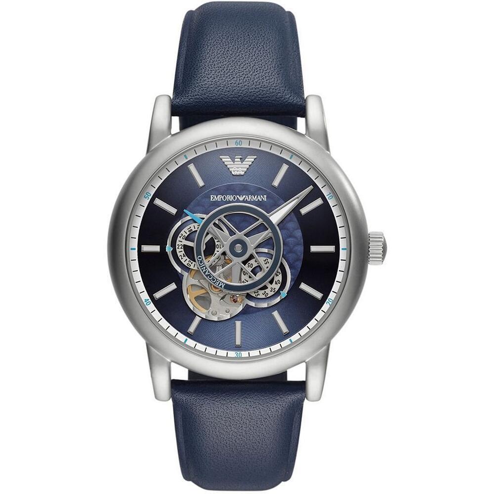 Emporio Armani AR60011 Chronograph Automatic Blue Dial Men's Watch
