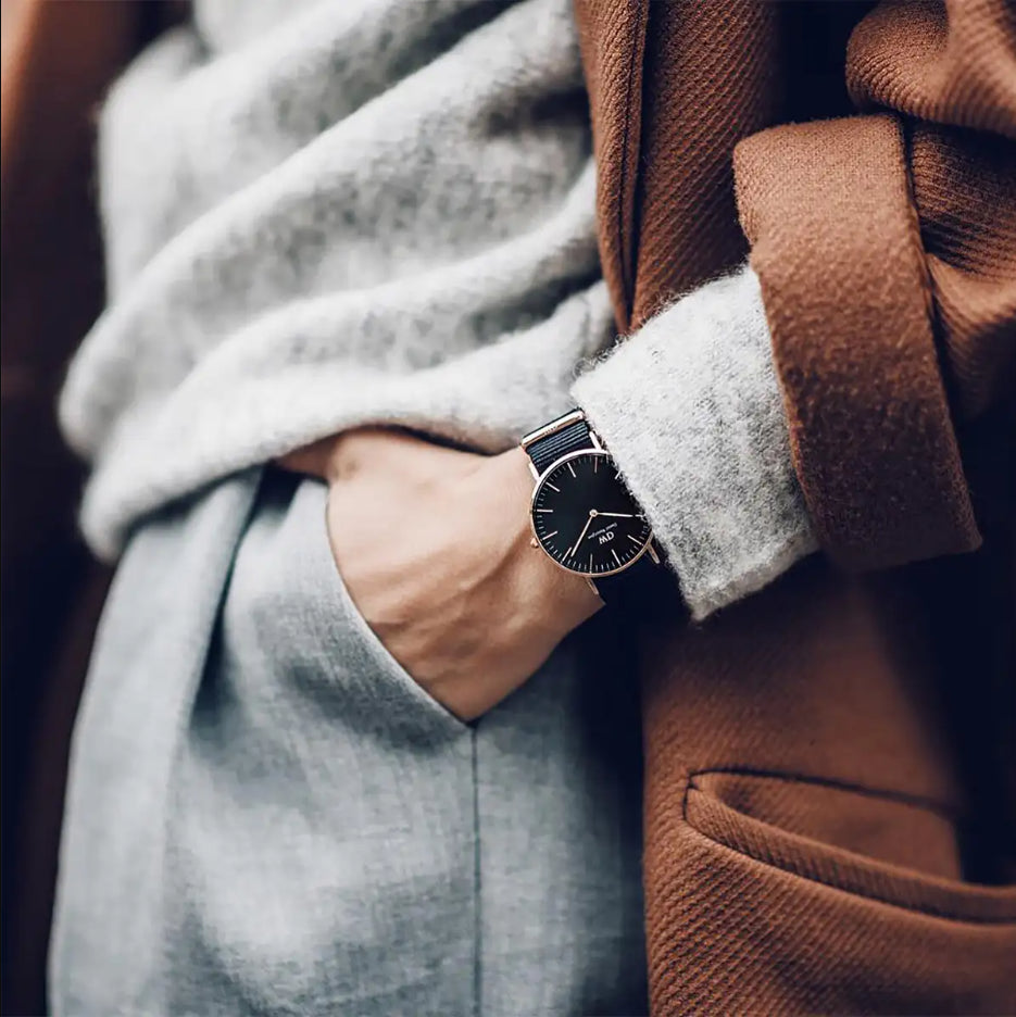 Daniel Wellington DW00100150 Classic 36 mm Black Cornwal Watch
