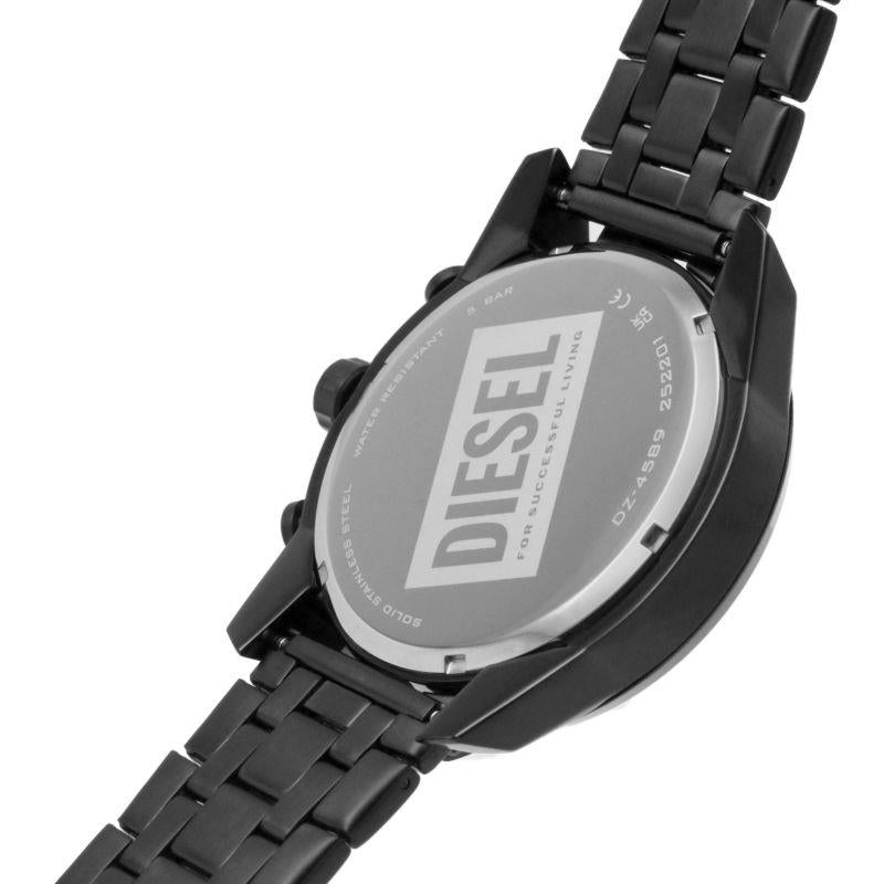 Diesel DZ4589 Split Chronograph Black-Tone Stainless Steel Mens Watch