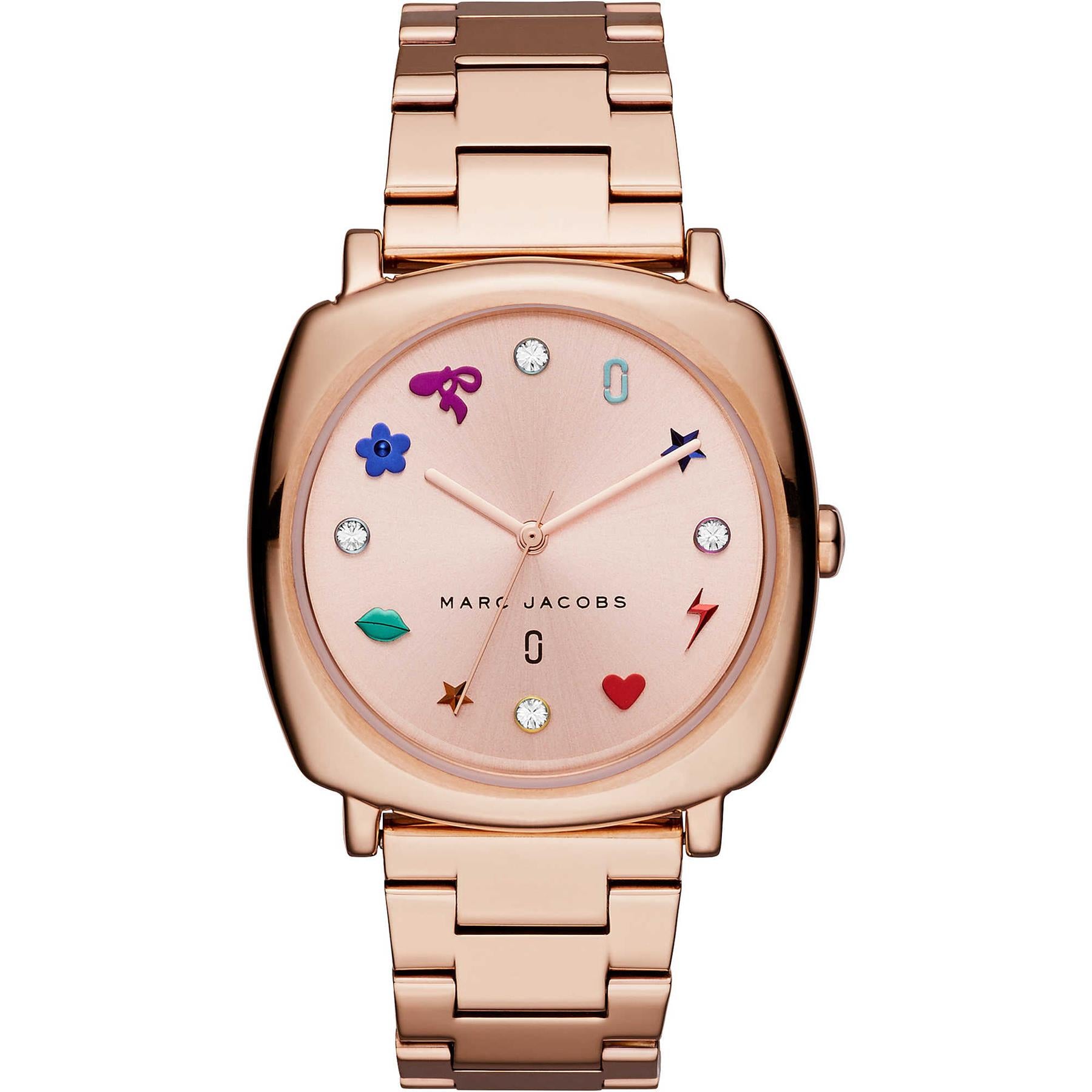 Marc Jacobs MJ3550  Mandy Rose Gold Stainless Symbol 34mm Women's Watch