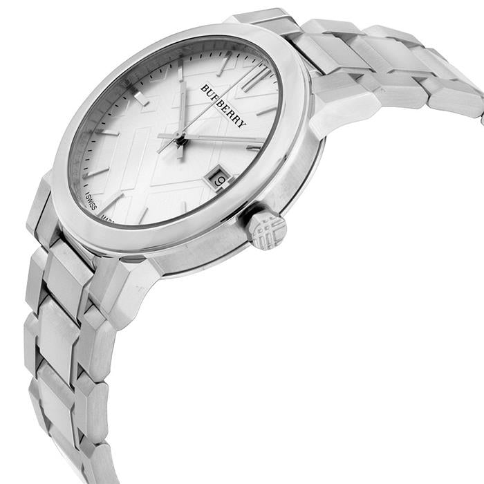 Burberry BU9000 Silver Dial Stainless Steel Unisex Watch