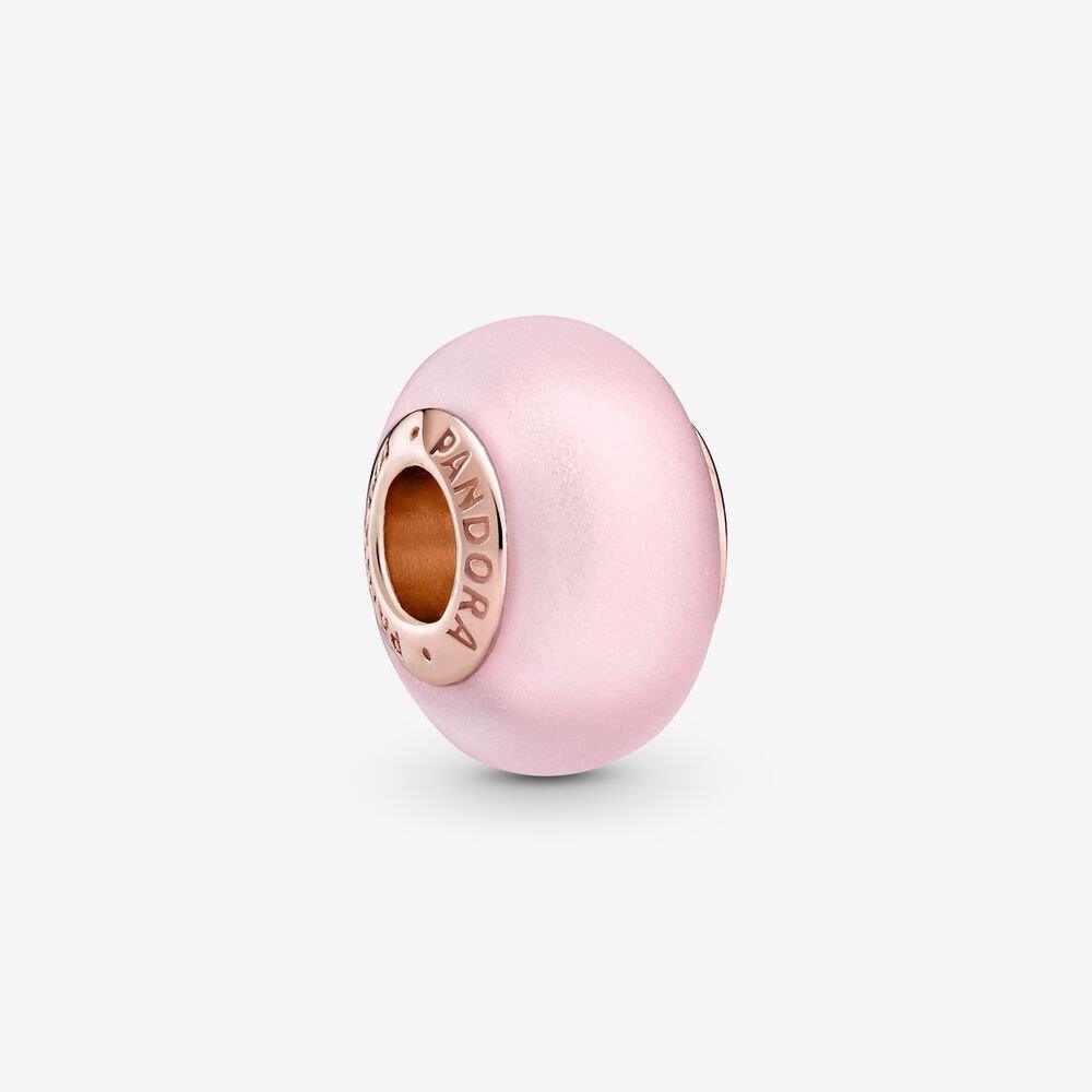 Pandora 789421C00 Matte Pink Murano Glass Charm - Watch Home™