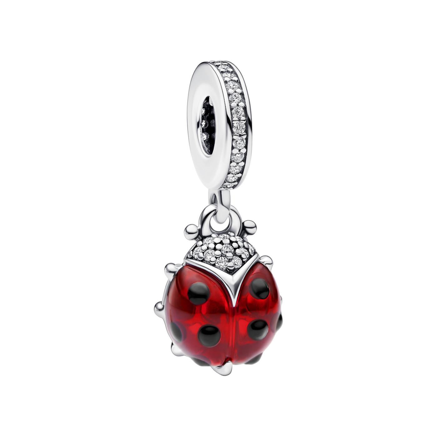 Pandora Red Ladybird Dangle Charm