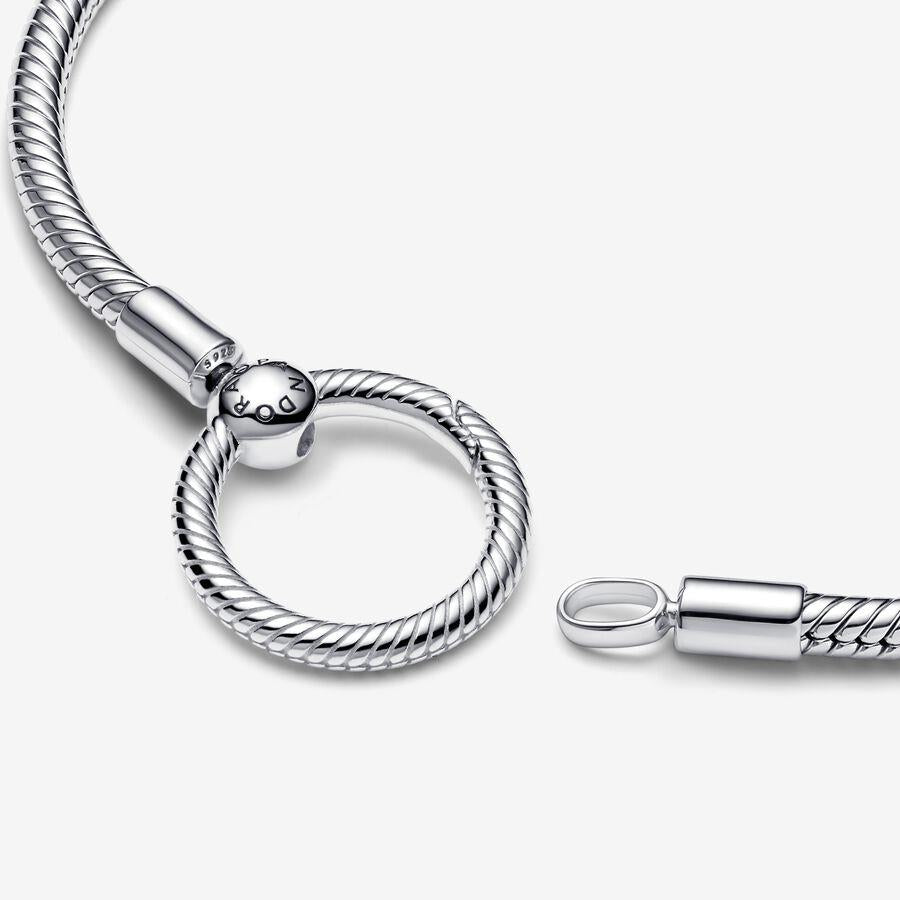 Pandora Moments O Closure Snake Chain Bracelet 17cm